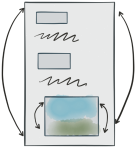 Wireframe for a sensor app
