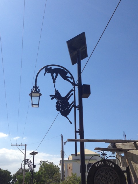Solar Powered Street light in haiti
