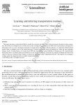 Learning and Inferring Transportation Routines cover sheet
