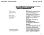 NomaticBubbles: Visualizing Communal Whereabouts