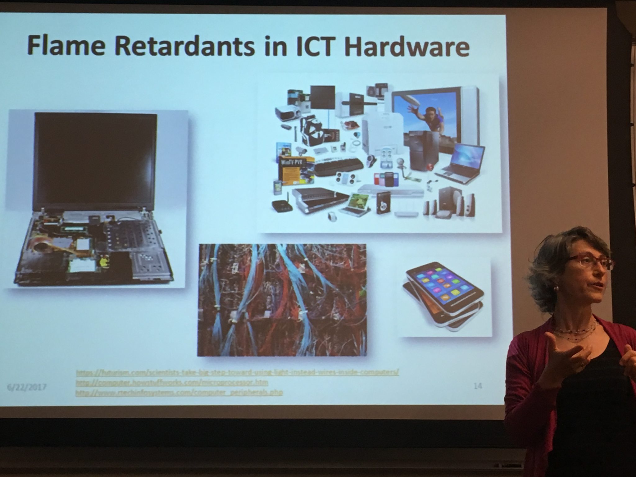 Miriam Diamond on fire retardants in technology